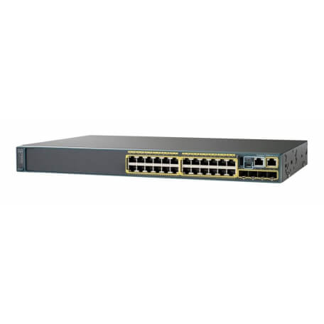 Cisco Catalyst WS-C2960X-24TD-L commutateur réseau Géré L2 Gigabit Ethernet (10/100/1000) Noir