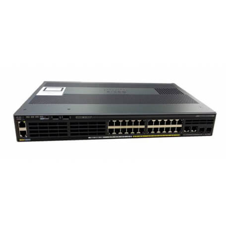Cisco Catalyst WS-C2960X-24TS-LL commutateur réseau Géré L2/L3 Gigabit Ethernet (10/100/1000) Noir