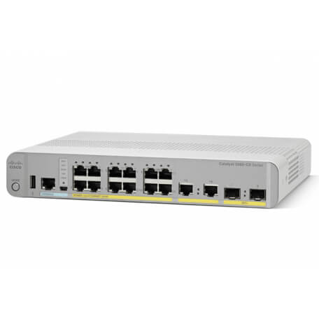 Cisco WS-C3560CX-12PD-S commutateur réseau Géré Gigabit Ethernet (10/100/1000) Blanc Connexion Ethernet, supportant l'alimentati