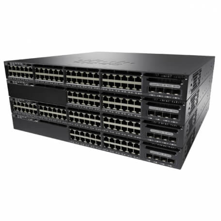 Cisco Catalyst WS-C3650-24PS-S commutateur réseau Géré L3 Gigabit Ethernet (10/100/1000) Noir 1U Connexion Ethernet, supportant
