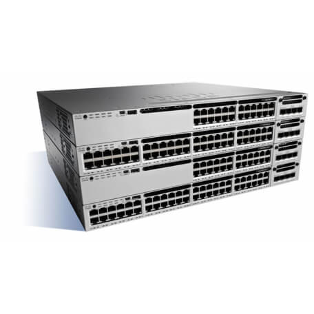 Cisco Catalyst WS-C3850-24P-L commutateur réseau Géré Noir, Gris Connexion Ethernet, supportant l'alimentation via ce port (PoE)
