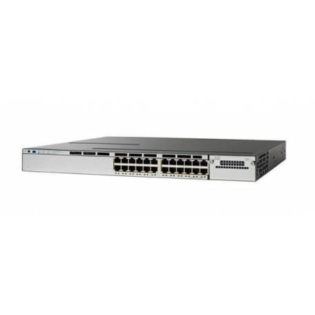 Cisco Catalyst WS-C3850-24U-L commutateur réseau Géré Gigabit Ethernet (10/100/1000) Noir, Gris 1U Connexion Ethernet, supportan