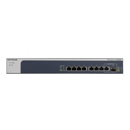 Netgear XS508M Non-géré 10G Ethernet (100/1000/10000) Gris, Argent