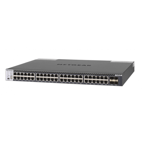 Netgear M4300-48X Géré L3 10G Ethernet (100/1000/10000) Noir 1U