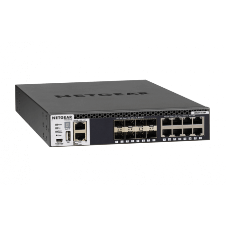 Netgear M4300-8X8F Géré L3 10G Ethernet (100/1000/10000) Noir 1U