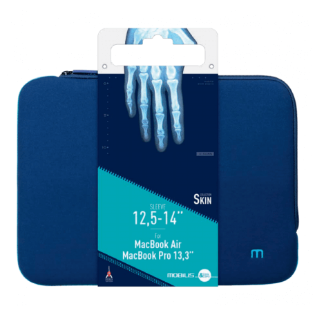 Mobilis 049008 sacoche d'ordinateurs portables 35,6 cm (14") Housse Bleu, Cyan