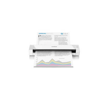 Brother DS-720D scanner 600 x 600 DPI Alimentation papier de scanner Blanc A4