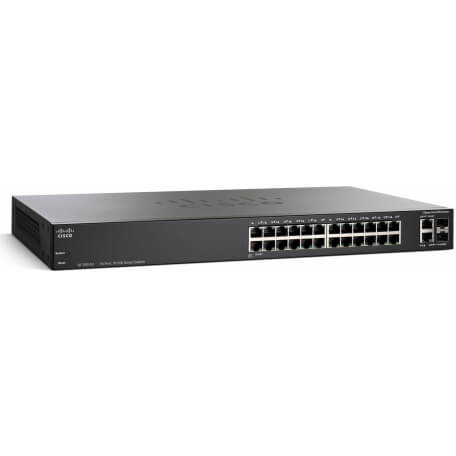 Cisco Small Business SF200-24FP Géré L2 Fast Ethernet (10/100) Noir 1U Connexion Ethernet, supportant l'alimentation via ce port