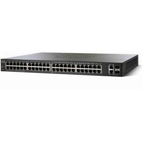 Cisco Small Business SF220-48P Géré L2 Fast Ethernet (10/100) Noir Connexion Ethernet, supportant l'alimentation via ce port (Po