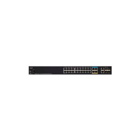 Cisco Small Business SG350X-24PD Géré L2/L3 Gigabit Ethernet (10/100/1000) Noir 1U Connexion Ethernet, supportant l'alimentation