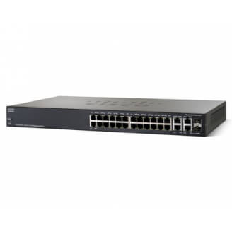 Cisco SF300-24 Géré L3 Fast Ethernet (10/100) Noir