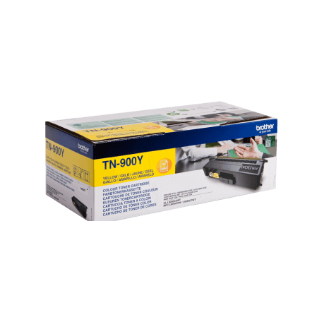 Brother TN-900Y Cartouche de toner Original Jaune 1 pièce(s)