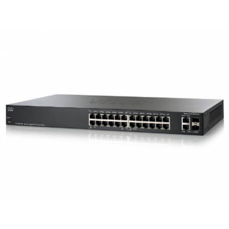 Cisco SF200-24 Géré L2 Noir