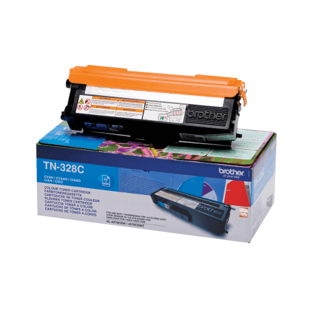 Brother TN-328C Cartouche de toner Original Cyan 1 pièce(s)