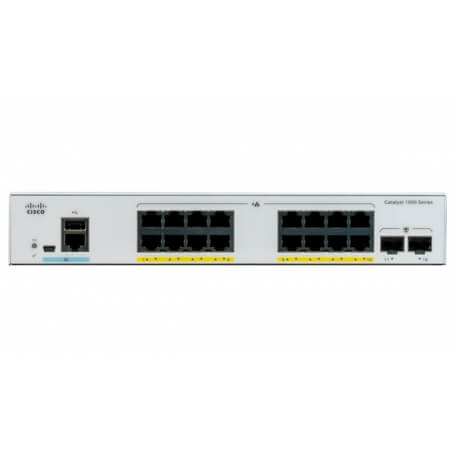 Cisco Catalyst C1000-16FP-2G-L commutateur réseau Géré L2 Gigabit Ethernet (10/100/1000) Gris Connexion Ethernet, supportant l'a