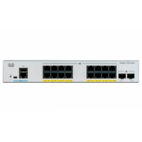 Cisco Catalyst C1000-16P-2G-L commutateur réseau Géré L2 Gigabit Ethernet (10/100/1000) Gris Connexion Ethernet, supportant l'al