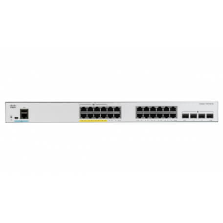 Cisco Catalyst C1000-24FP-4G-L commutateur réseau Géré L2 Gigabit Ethernet (10/100/1000) Gris Connexion Ethernet, supportant l'a