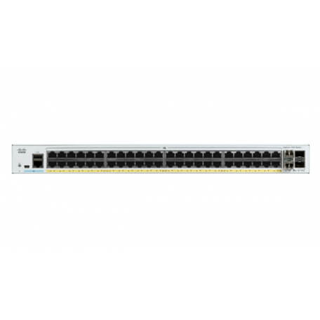 Cisco Catalyst C1000-48P-4X-L commutateur réseau Géré L2 Gigabit Ethernet (10/100/1000) Gris Connexion Ethernet, supportant l'al