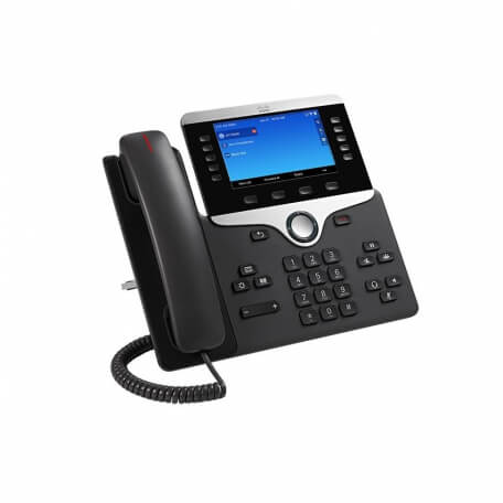 Cisco 8861 téléphone fixe Noir, Argent Wifi