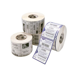 Boîte de 4 rouleaux d'étiquettes transfert thermique 102mmx51mm Z-Select 2000T White Zebra 880134-050