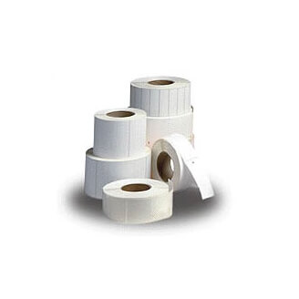 Boîte de 12 rouleaux d'étiquettes direct thermique 57mmx76mm Z-Select 2000D White Zebra 3007209-T