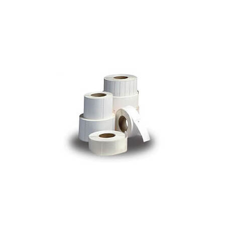 Boîte de 12 rouleaux d'étiquettes direct thermique 57mmx76mm Z-Select 2000D White Zebra 3007209-T