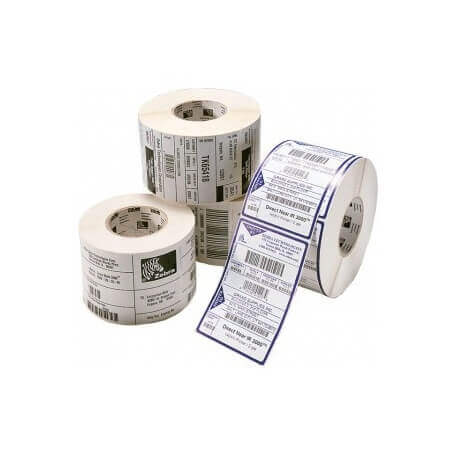 Boîte de 4 rouleaux d'étiquettes direct thermique 102mmx165mm Z-Perform 1000D White Zebra 3007419-T