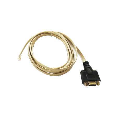 APG Cash Drawer 21038-030 adaptateur et connecteur de câbles DB9 RJ12 Blanc