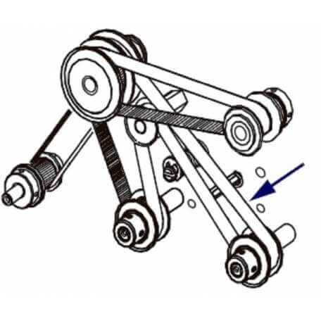 Zebra 45189-19 courroie d'imprimante