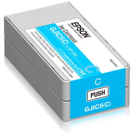 Epson GJIC5(C): Ink cartridge for ColorWorks C831 (Cyan) (MOQ 10)