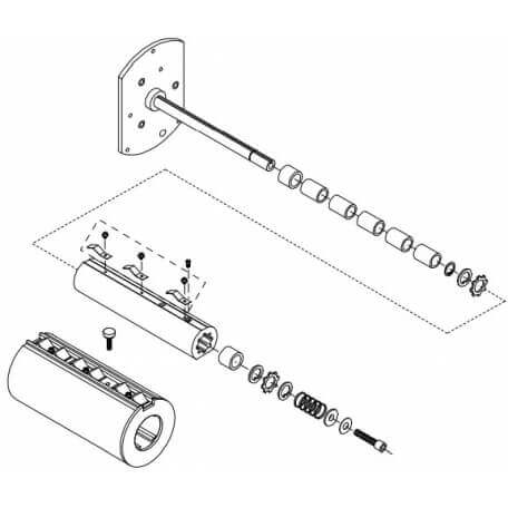 Datamax O'Neil DPR15-2697-02 pièce de rechange pour équipement d'impression Imprimante d'étiquettes