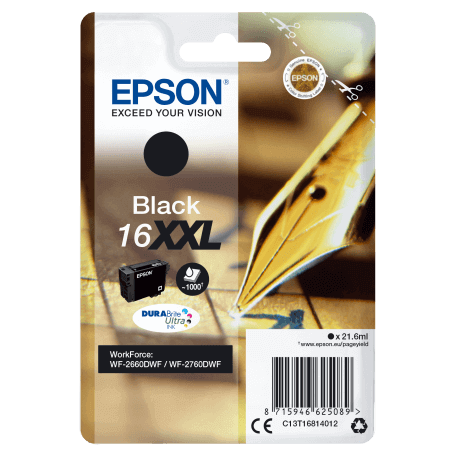 Epson Cartouche "Stylo à plume"16XXL - Encre DURABrite Ultra N