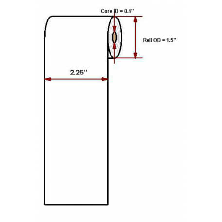 Datamax O'Neil Premium paper 2.25"' x 53'