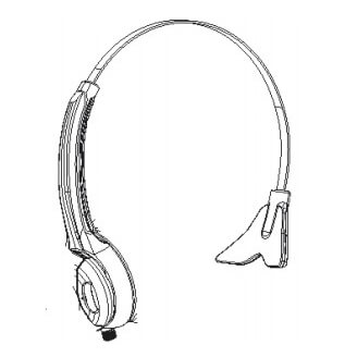 Zebra KT-HS3X-OHEAD1-01 accessoire pour casque /oreillettes Bandeau