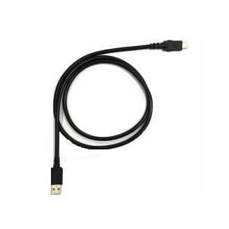 Zebra CBL-TC5X-USBC2A-01 câble USB 1 m USB A USB C Noir