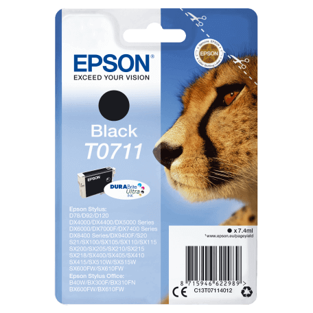 Epson Cheetah Cartouche "Guépard" - Encre DURABrite Ultra N
