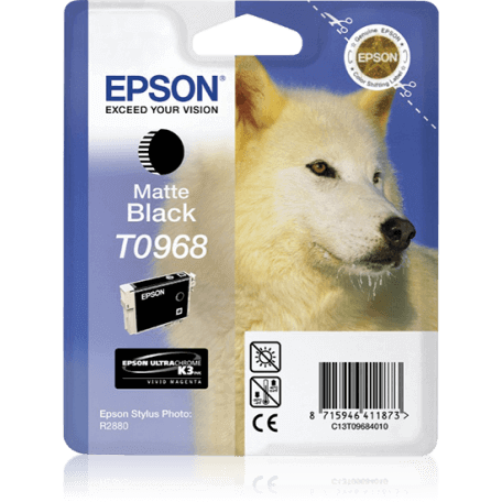 Epson Husky Cartouche "Loup" - Encre UltraChrome K3 VM Noir mat