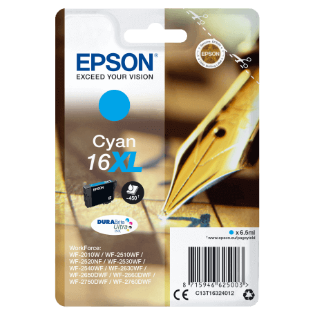 Epson Pen and crossword Cartouche "Stylo à plume" 16XL - Encre DURABrite Ultra C