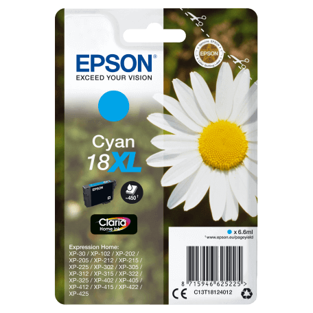 Epson Daisy Cartouche "Pâquerette" 18XL - Encre Claria Home C