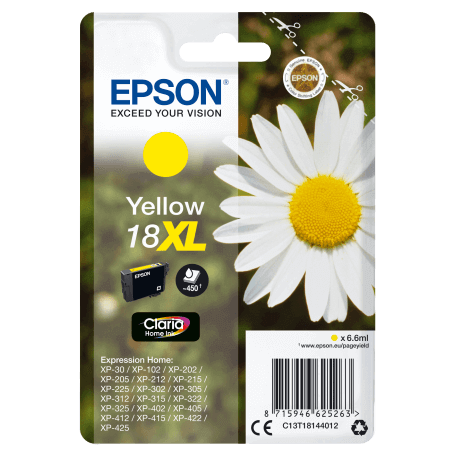 Epson Daisy Cartouche "Pâquerette" 18XL - Encre Claria Home J