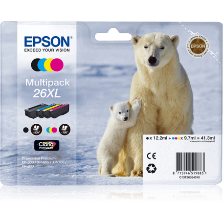 Epson Polar bear Cartouche "Ours Polaire" - Encre Claria Premium MP (XL)