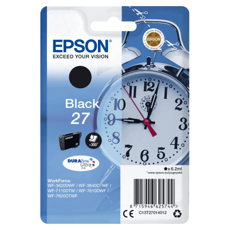 Epson Alarm clock Cartouche "Réveil" 27 - Encre DURABrite Ultra N