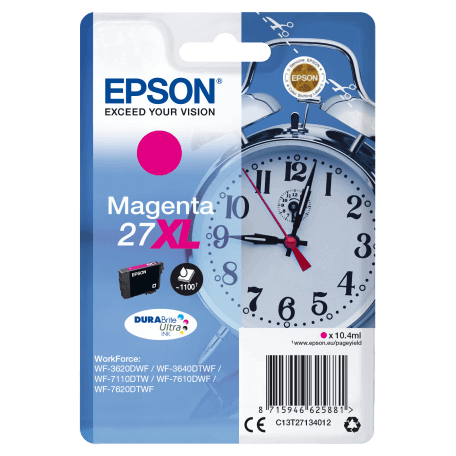 Epson Alarm clock Cartouche "Réveil" 27XL - Encre DURABrite Ultra M