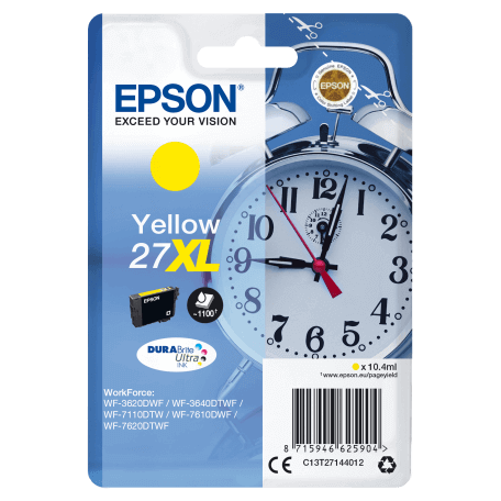 Epson Alarm clock Cartouche "Réveil" 27XL - Encre DURABrite Ultra J