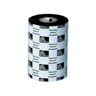 Boîte de 10 rubans encreurs transfert thermique 110mm x 30m 5555 Cire/résine Zebra 05555BK110D