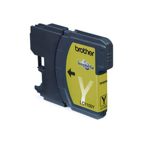 Brother LC-1100Y Yellow Ink Cartridge Blister Pack Original Jaune