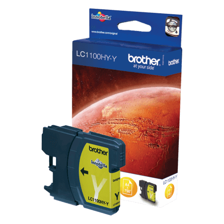 Brother LC-1100HYY Ink Cartridge Original Jaune 1 pièce(s)