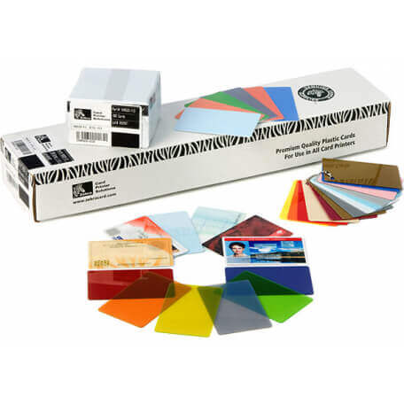 Zebra PVC Card, 30mil carte de visite 500 pièce(s)