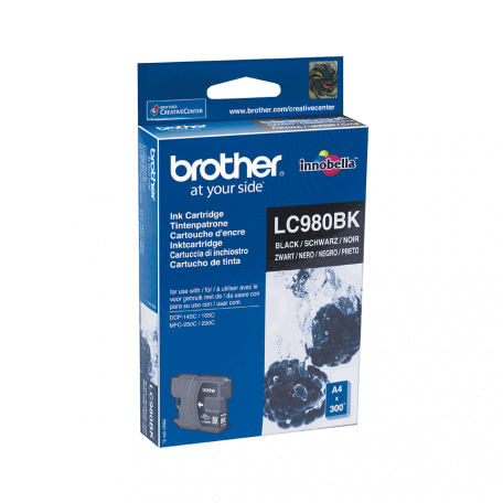 Brother LC-980BK cartouche d'encre Original Noir 1 pièce(s)