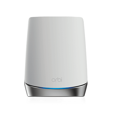 Netgear Orbi WiFi6 Satellite 2400 Mbit/s Répéteur réseau Acier inoxydable, Blanc